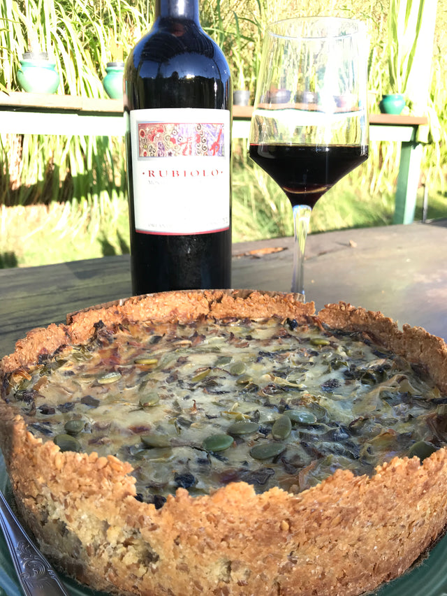 Quiche Espinafre e Alcachofra