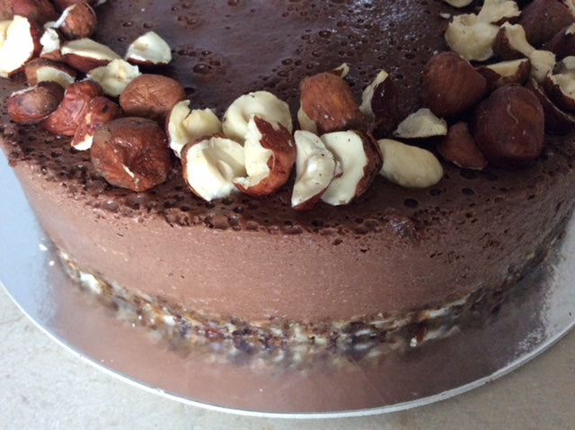 Raw Hazelnut Chocolate Dream Cake